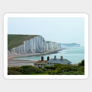 Seven Sisters Cliffs, East Sussex Sticker